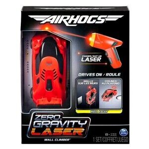 Zero Gravity Laser Wall Climbing Race Car - Remote Control Racer Red
